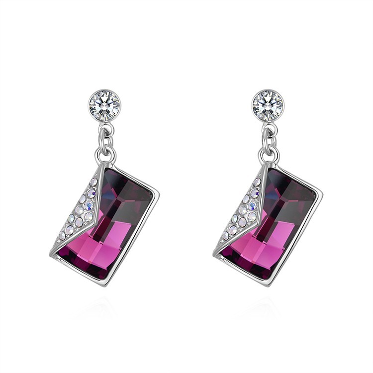 Square earrings 30101