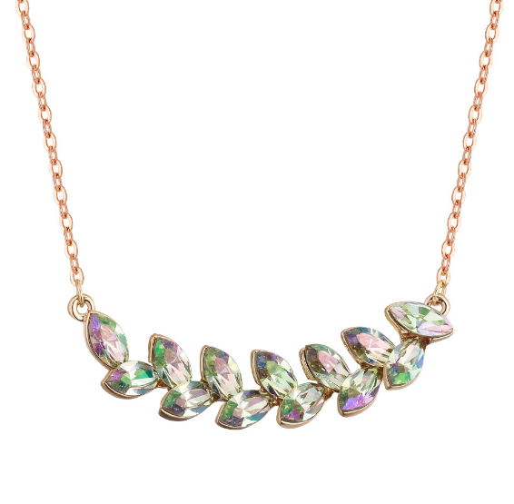 Olive branch necklace