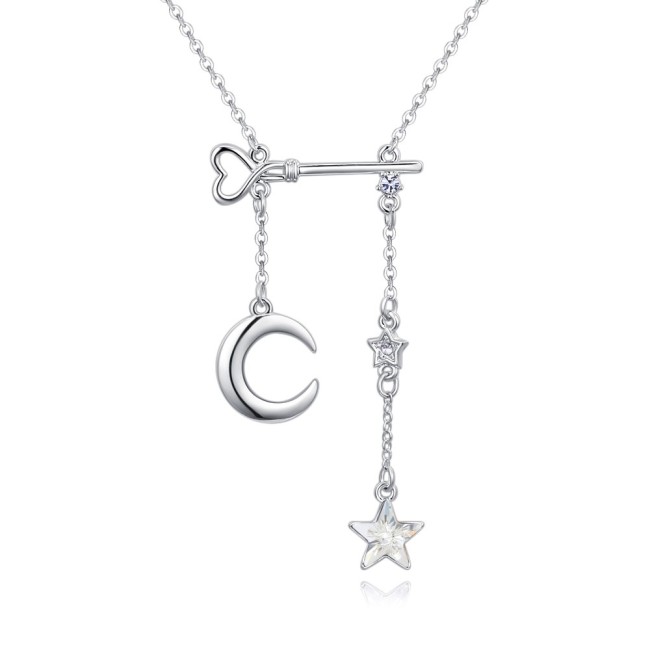 star moon necklace