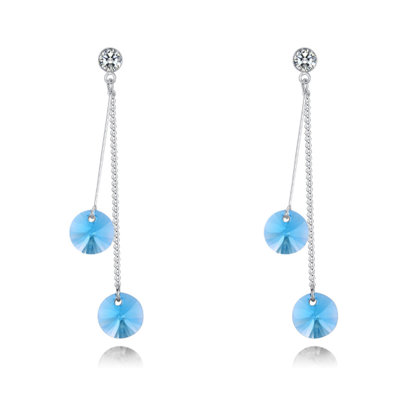 Two-tone earrings 28347