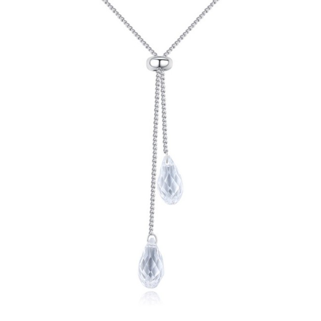 drop crystal necklace n25991