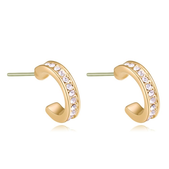Semicircle earrings