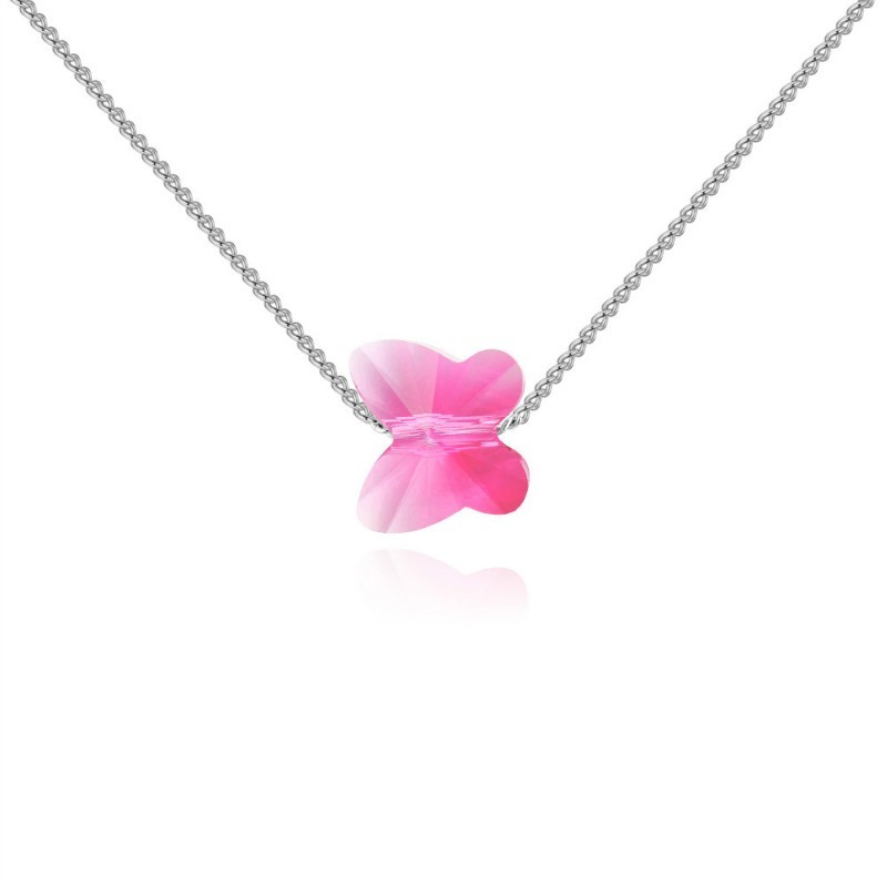 Butterfly crystal necklace 28797
