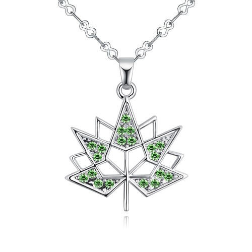 Maple leaf necklace