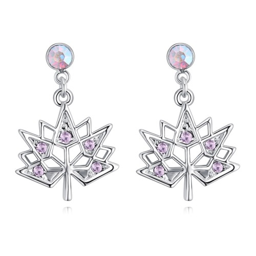 Maple leaf earrings