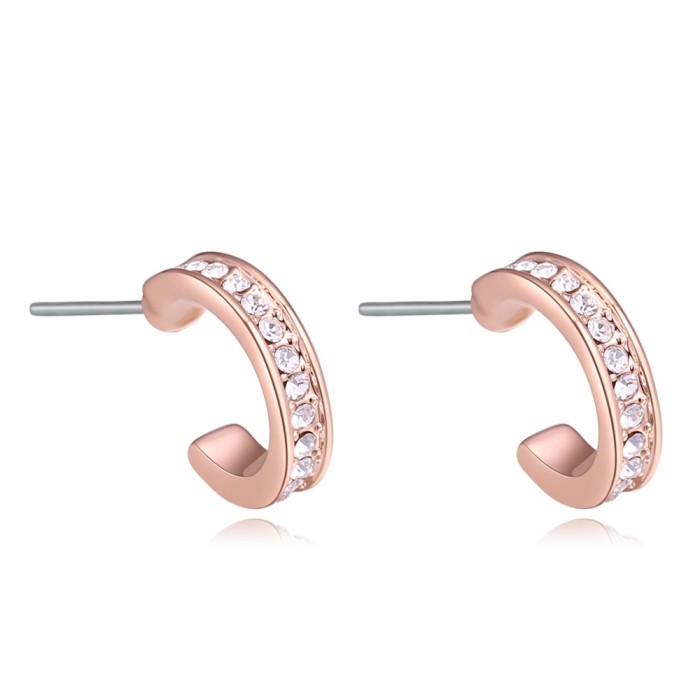 Semicircle earrings 27322