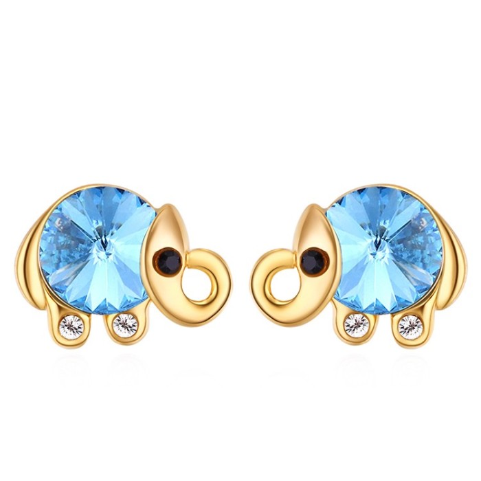 Baby elephant earrings
