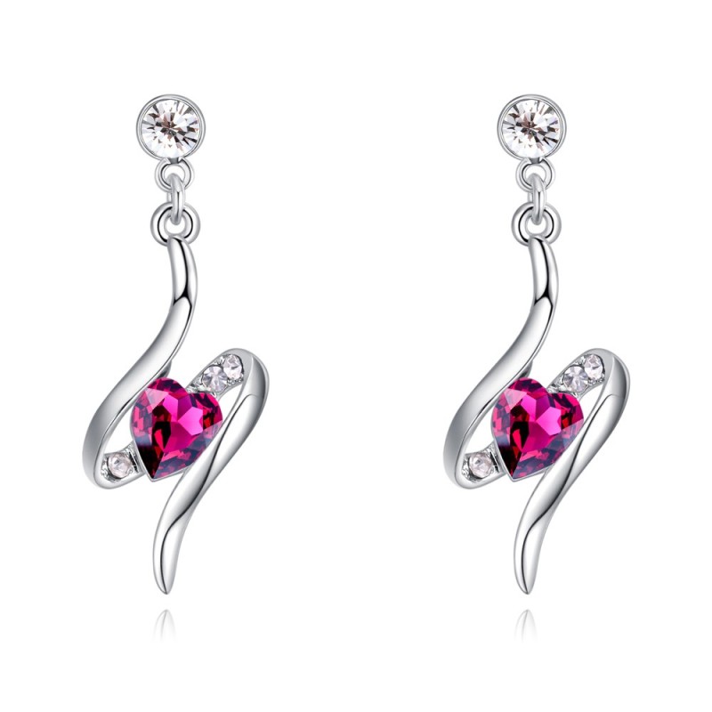 heart long earring 26986