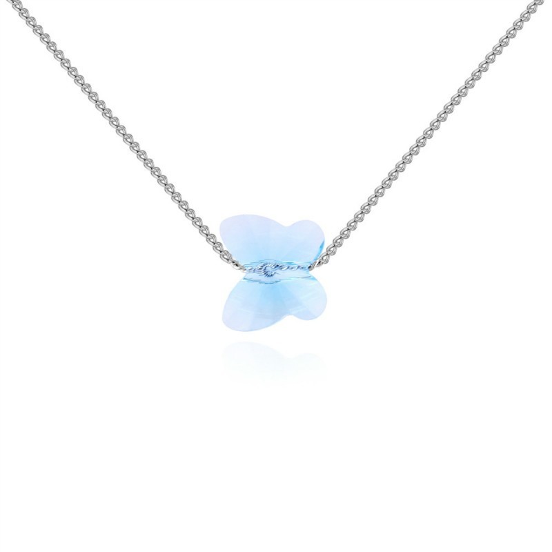 Butterfly crystal necklace