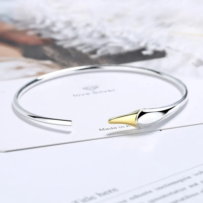 Swan Bangle Ins Non-Mainstream Design Girls Korean Version of Sweet Opening Bracelet Love Bracelet Zxb175