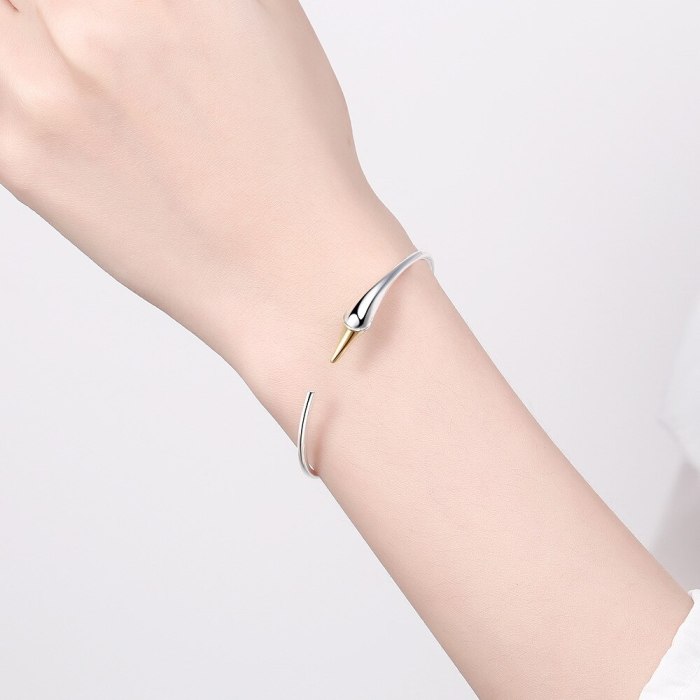 Swan Bangle Ins Non-Mainstream Design Girls Korean Version of Sweet Opening Bracelet Love Bracelet Zxb175