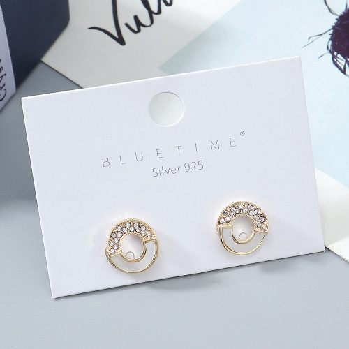 Popular shell earrings ladies 925 silver pin earrings ps142633