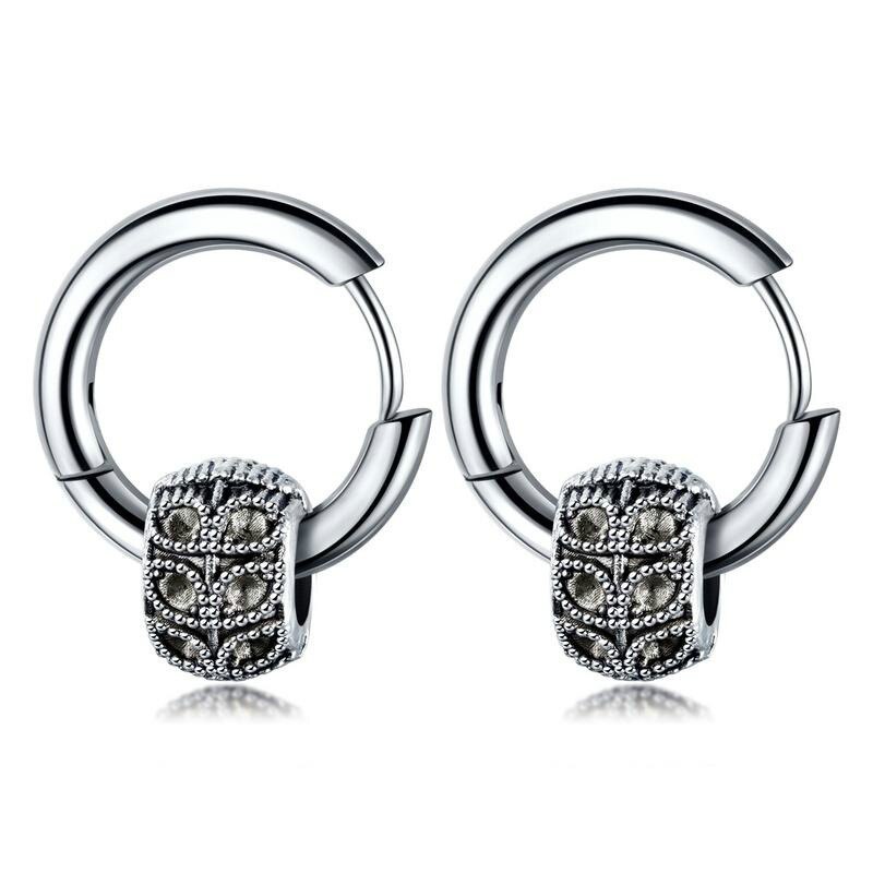 Japanese and Korean-Style Cool Hip Hop Ear Stud Stainless Steel Fashion Nightclub Ear Stud Men's Earrings Gb556