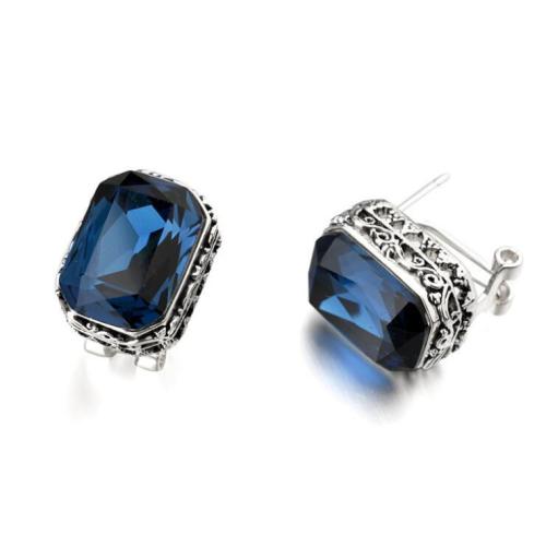 Fashion Vintage Ear Stud High-End Vintage Crystal Ear Pin Crystal Earrings Fashion Jewelry 87217