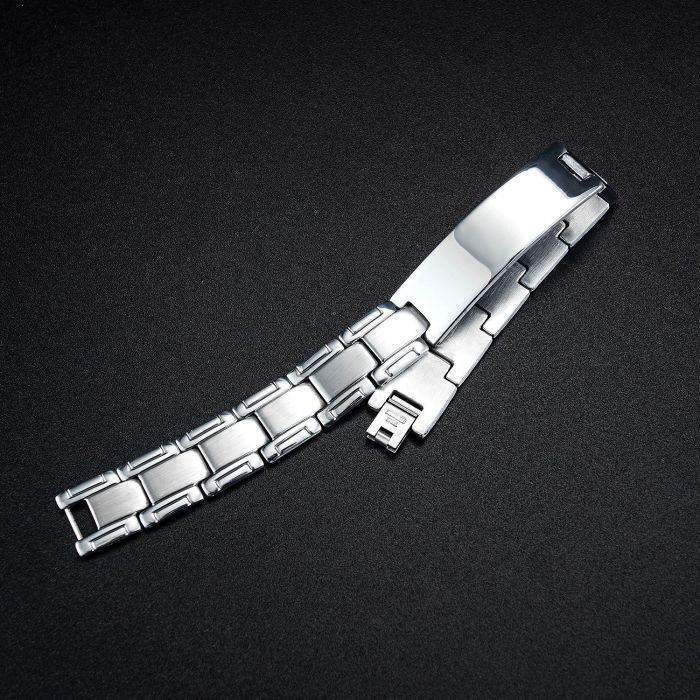 Bracelet Jewelry Wholesale Simple Fashion Smooth Stylish Guy's Stainless Steel Hand Jewelry Men's Titanium Steel Bracelet Gb1047