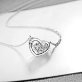 Korean Fashion All-match Single Diamond Zircon Necklace Simple Pendant Clavicle Chain Wholesale 62132