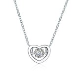 Korean Fashion All-match Single Diamond Zircon Necklace Simple Pendant Clavicle Chain Wholesale 62132