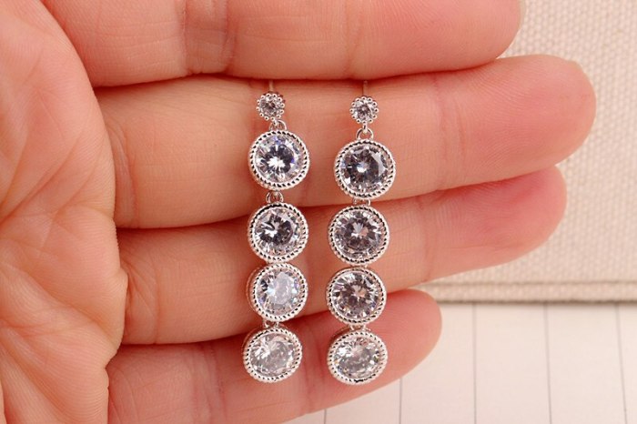 S925 Sterling Silver  Stud Earring Fashion Korean-Style Exquisite AAA Zircon Earrings Qxwe854
