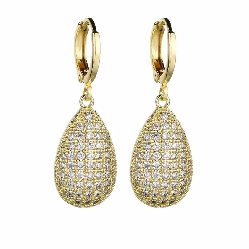 Korean Style Earrings AAA Ruby Earrings Ear Stud Elegant Ear Pendant Female  Stud Earrings Qxwe792