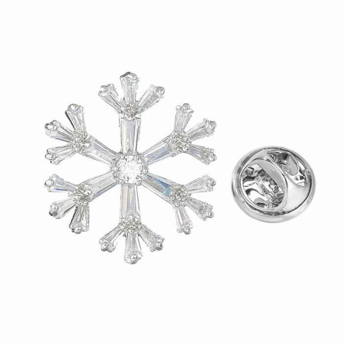 Big Snowflake Beaded Earrings Fashion Jewelry AAA Zircon Inlaid Ear Stud Plated Platinum Qxwe1091