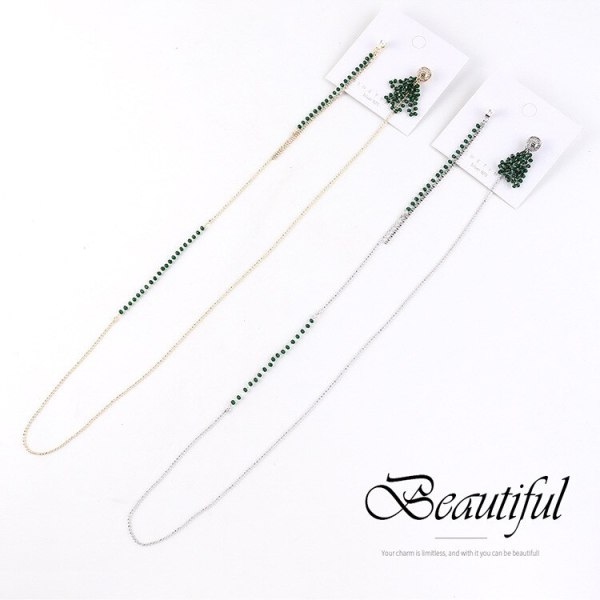European Exaggerated Creative Hanging Earrings Fashion Cool Exta-Long Pearl Earrings Female S925 Silver Needle 140352