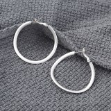 S925 Silver Needle European Creative New Earrings Cool All-match Ring Ear Ring Female Earrings Fashion Jewelry 138878