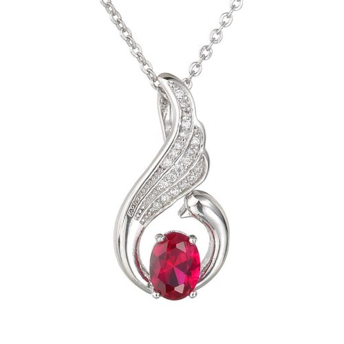 Angel Necklace AAA Eight Hearts Eight Arrows Zircon Inlaid Navy Zircon Exquisite Fashion Pendant Qxwp234