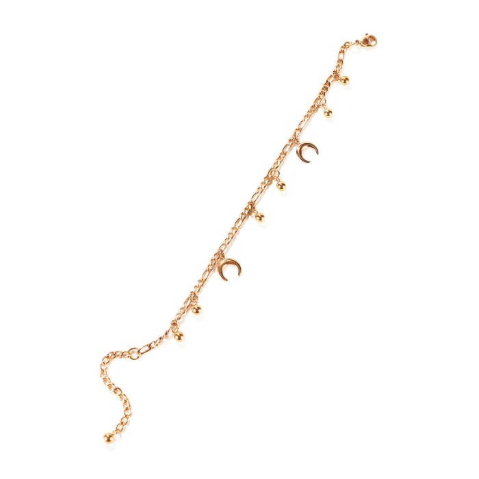 Gb122 of Ladies' Anklet Ornaments Plated with Rose Gold Titanium Steel Gb122