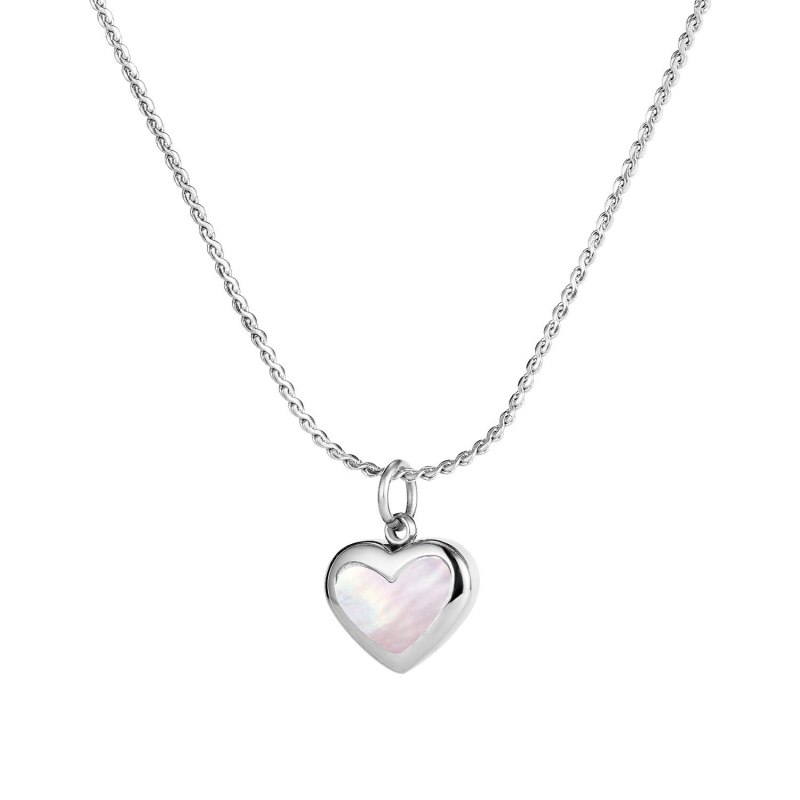 Korean Jewelry Wholesale Simple Temperament Ins Love Titanium Steel Necklace Female Clavicle Chain Accessories Gb1796