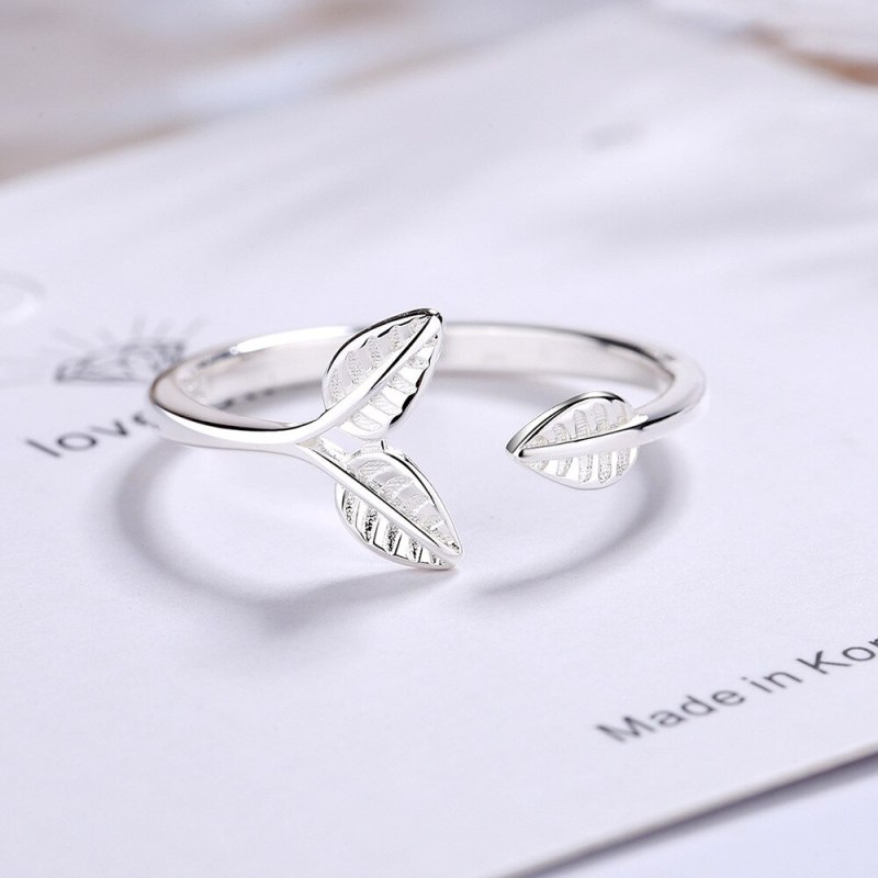 Ring Nesson Sweet Twig Opening Ring Budding Ring Leaf Ring Ring Ring Ring JZ332