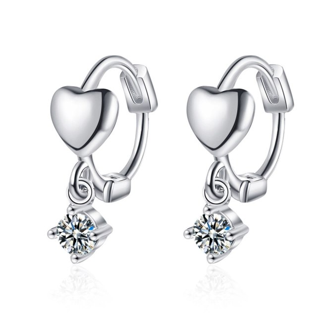 Love Ear Buckle Short Earrings High Quality Earrings Sweet Earrings 2020 New Earrings Female XzEH578