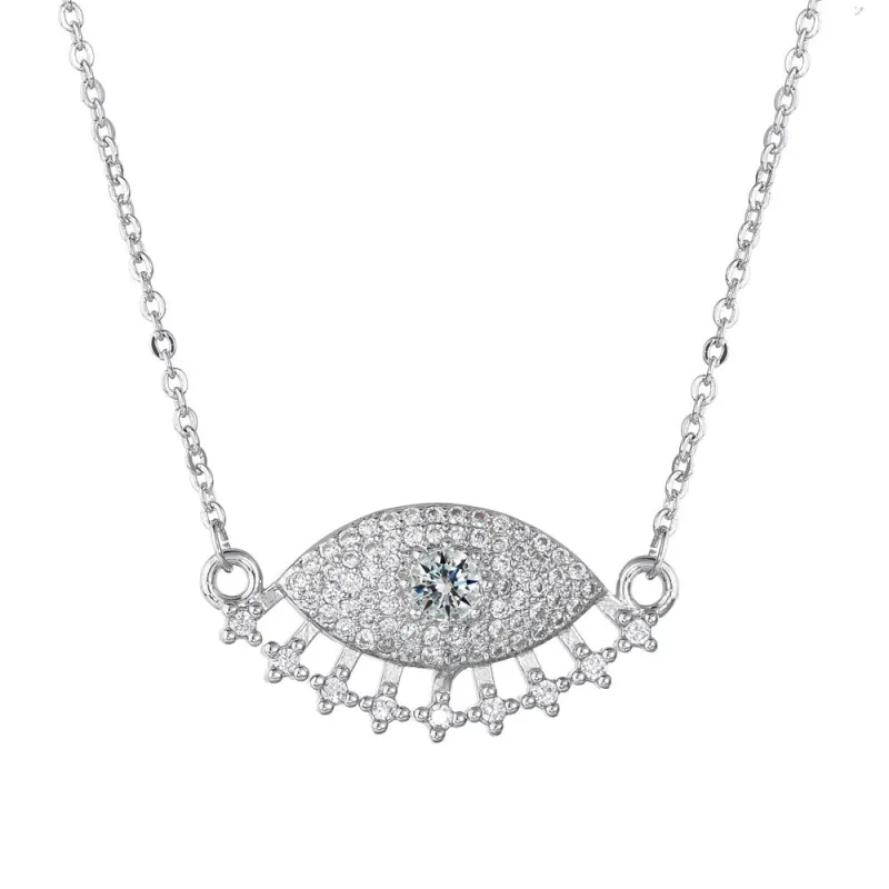 Magic Eye Necklace AAA Zircon Inlaid Pendant Necklace Pendant Classic Qxmy01