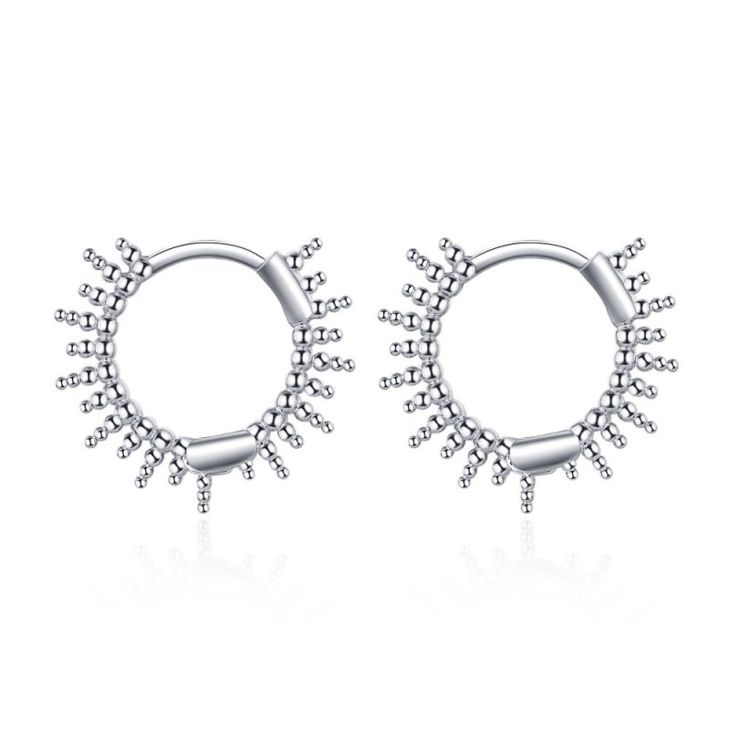 Korean Round Beads Earrings Female Fashion Simple Earrings Temperament Sweet Geometric Shape Ear Buckle Ear Jewelry XzEH600