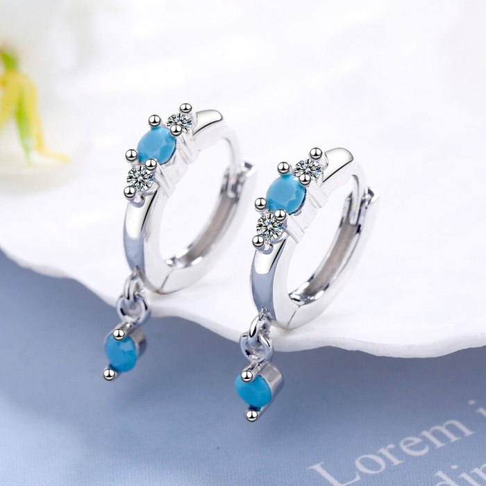 Korean Version Fashion Small Fresh Earrings Set Diamond Earrings Water Drop Earrings Simple Temperament Ear Accessories XzEH596