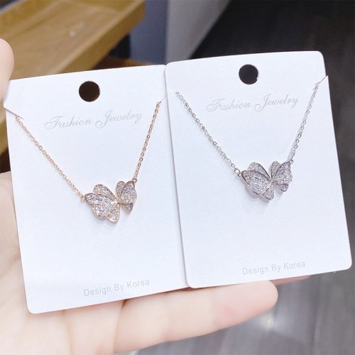 Retro Butterfly Necklace Temperament Clavicle Chain Women's Ins Necklace yh470