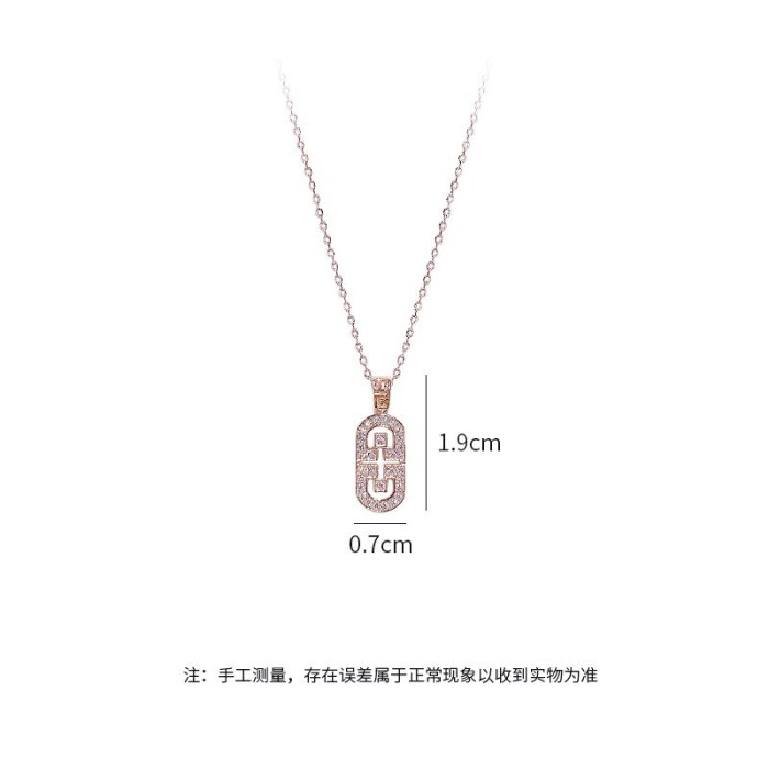 Korean Fashion Shell Necklace Female Blessing Clavicle Chain Design Necklace Jewelry Yhx399
