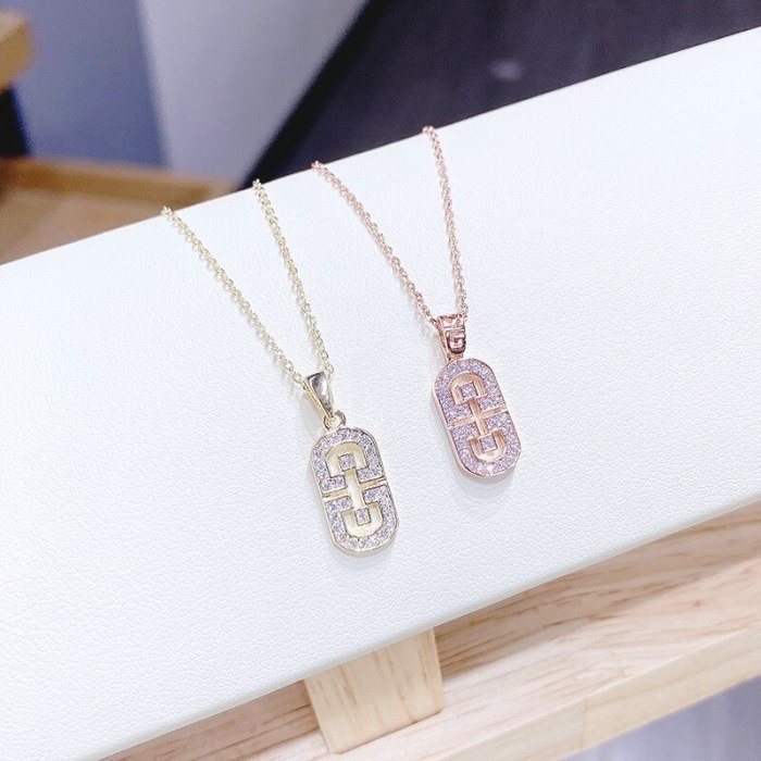Korean Fashion Shell Necklace Female Blessing Clavicle Chain Design Necklace Jewelry Yhx399