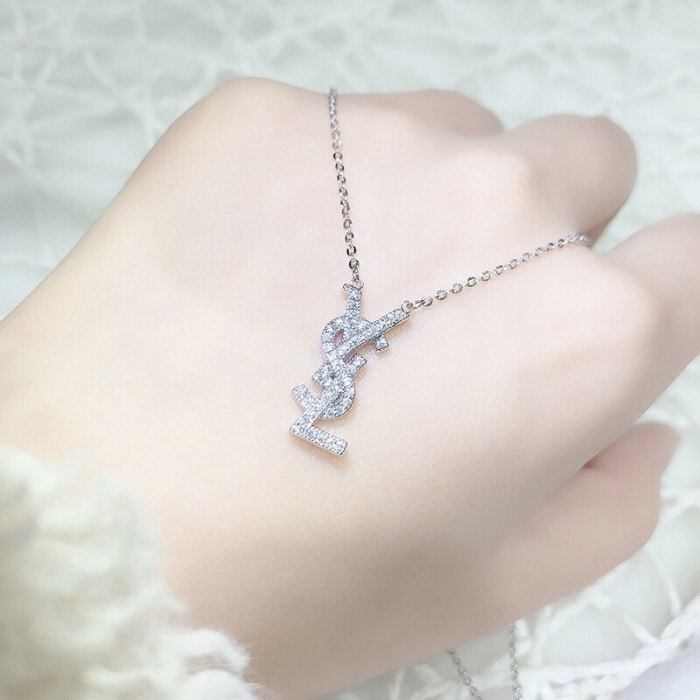 Korean Style Letter Necklace Accessories Wedding Birthday Gift Necklace Wholesale