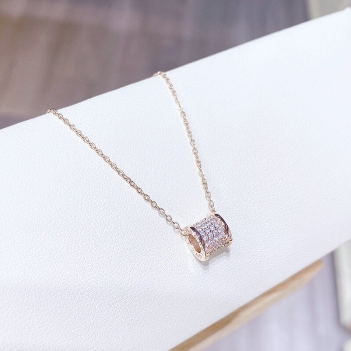 Small Waist Necklace Women's Korean-Style Simple Clavicle Chain Fashionable Temperament Pendant Necklace Women's Necklace