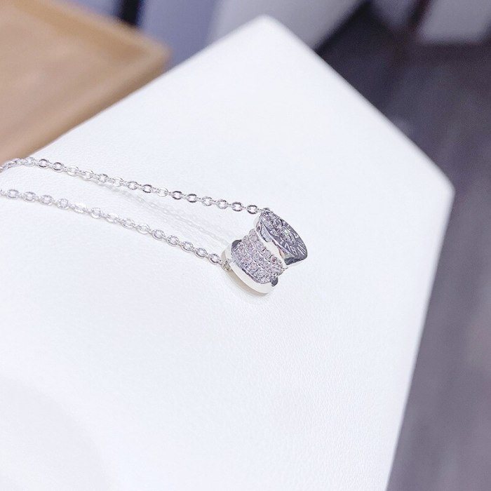 Korean New Style Small Waist Necklace Women's Lucky Beads Necklace Fashion Simple Clavicle Chain Jewelry Wholesale