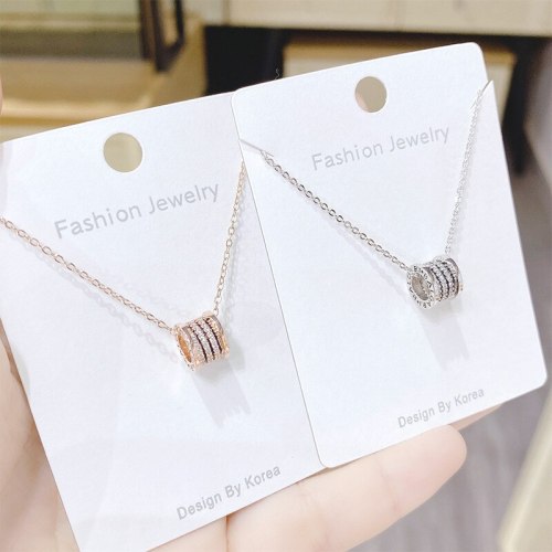 Necklace Little Spring Small Waist Necklace Environmentally Friendly Electroplated Real Gold Small Fresh Birthday Gift Female