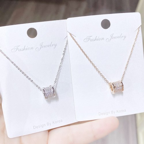 Small Waist Necklace Women's Korean-Style Simple Clavicle Chain Fashionable Temperament Pendant Necklace Women's Necklace