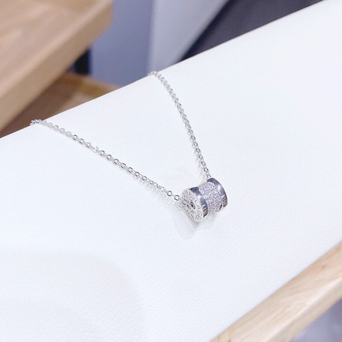 Korean New Style Small Waist Necklace Women's Lucky Beads Necklace Fashion Simple Clavicle Chain Jewelry Wholesale