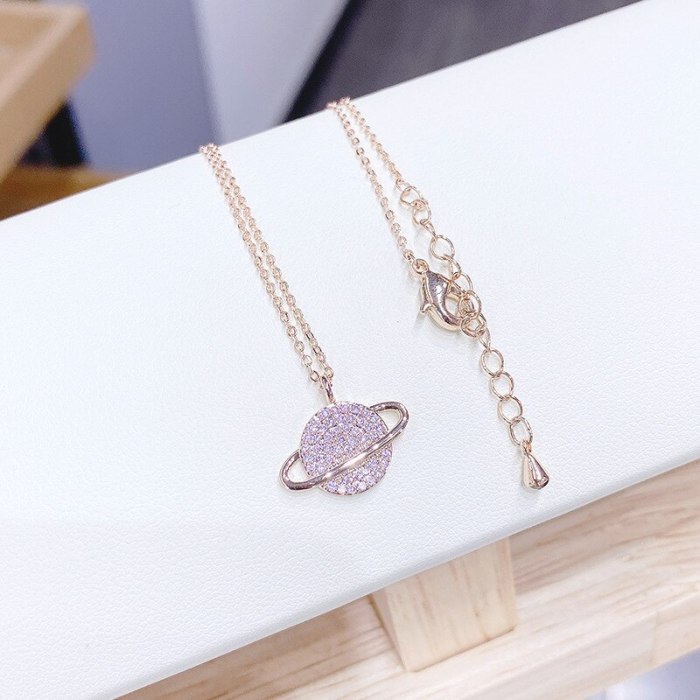 Small Universe Girls' Trendy Clavicle Chain Necklace Japanese and Korean New All-Match Necklace Wholesale