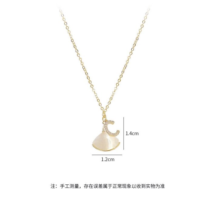 Korean Style Fashion Personalized Small Skirt Necklace Women's Simple Clavicle Chain Jewelry