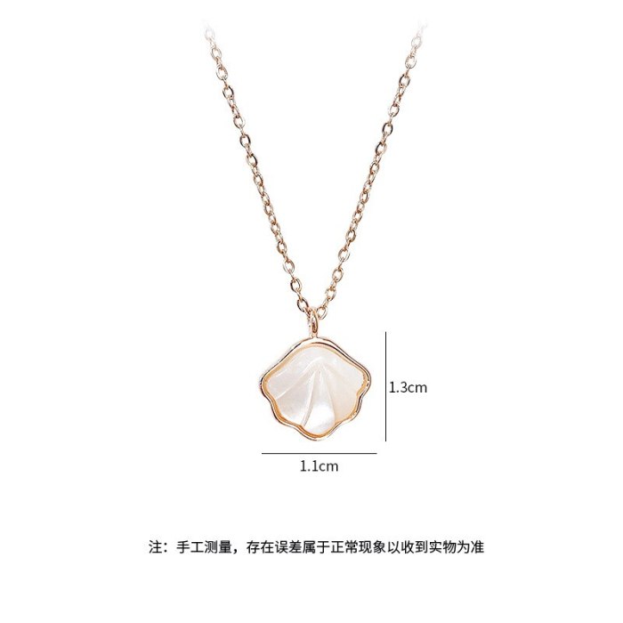 Starfish Fritillary Simple Elegant Necklace Clavicle Chain Artificial Shell Necklace Female Gift