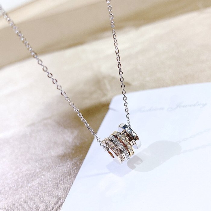 Fashion Geometric Element Necklace Women's Korean-Style Small Waist Clavicle Chain Pendant Jewelry Ornament