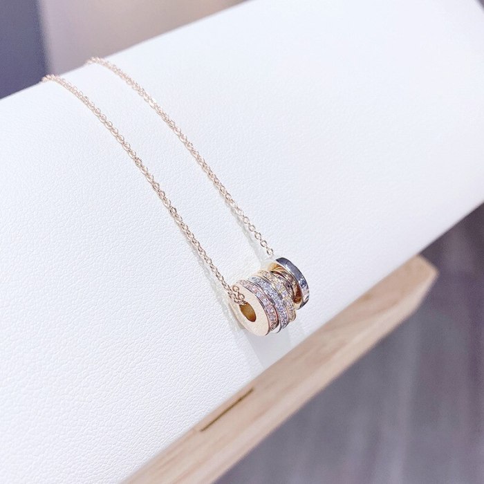 Fashion Geometric Element Necklace Women's Korean-Style Small Waist Clavicle Chain Pendant Jewelry Ornament