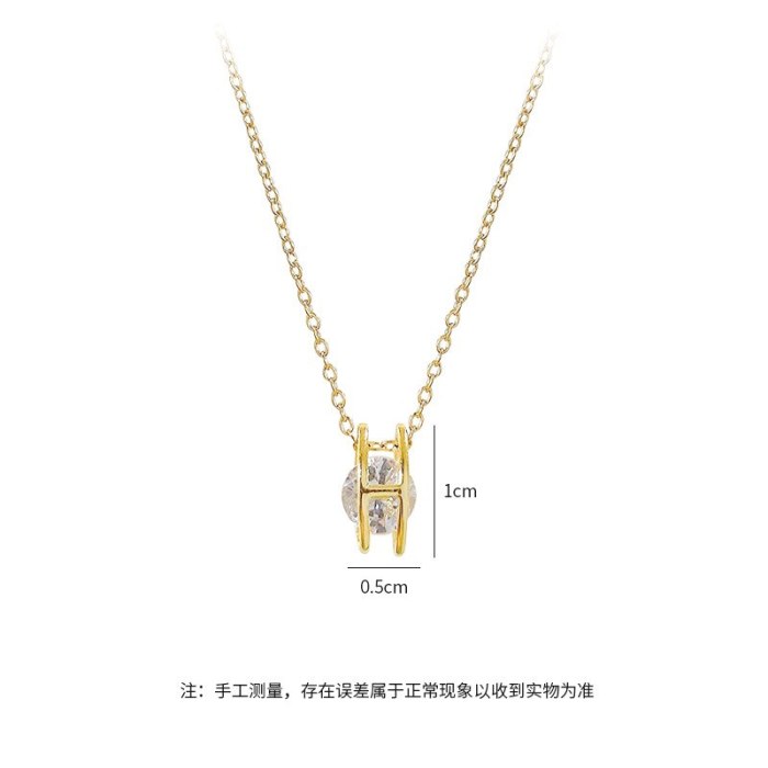 Light Luxury H Letter Necklace Women's Korean-Style Clavicle Chain Pendant Elegant Mori Fresh All-Match Simple Jewelry