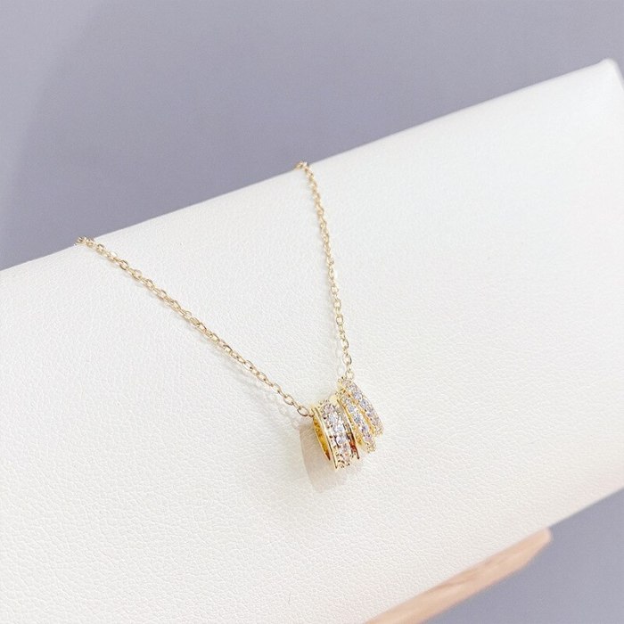 2021 New Small Waist Necklace Women's Clavicle Chain Pendant Gold Plated Ins Fashion Ornament